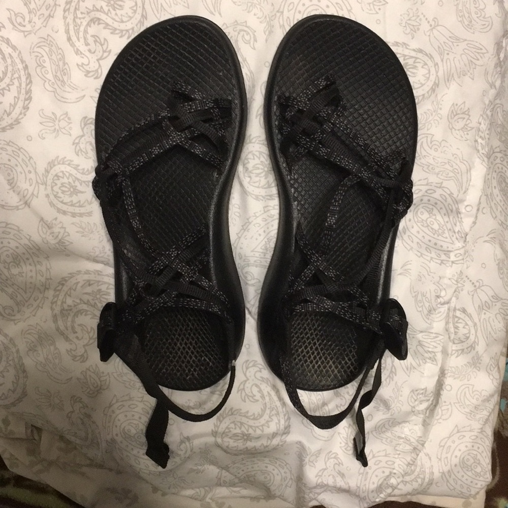 Size 8 black Chacos !